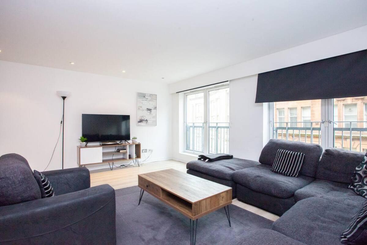 City Centre Apartment W Parking & Hyperoptic Wifi Glasgow Exteriör bild