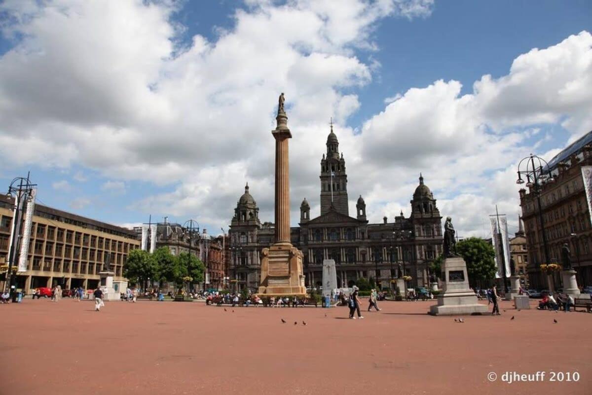 City Centre Apartment W Parking & Hyperoptic Wifi Glasgow Exteriör bild