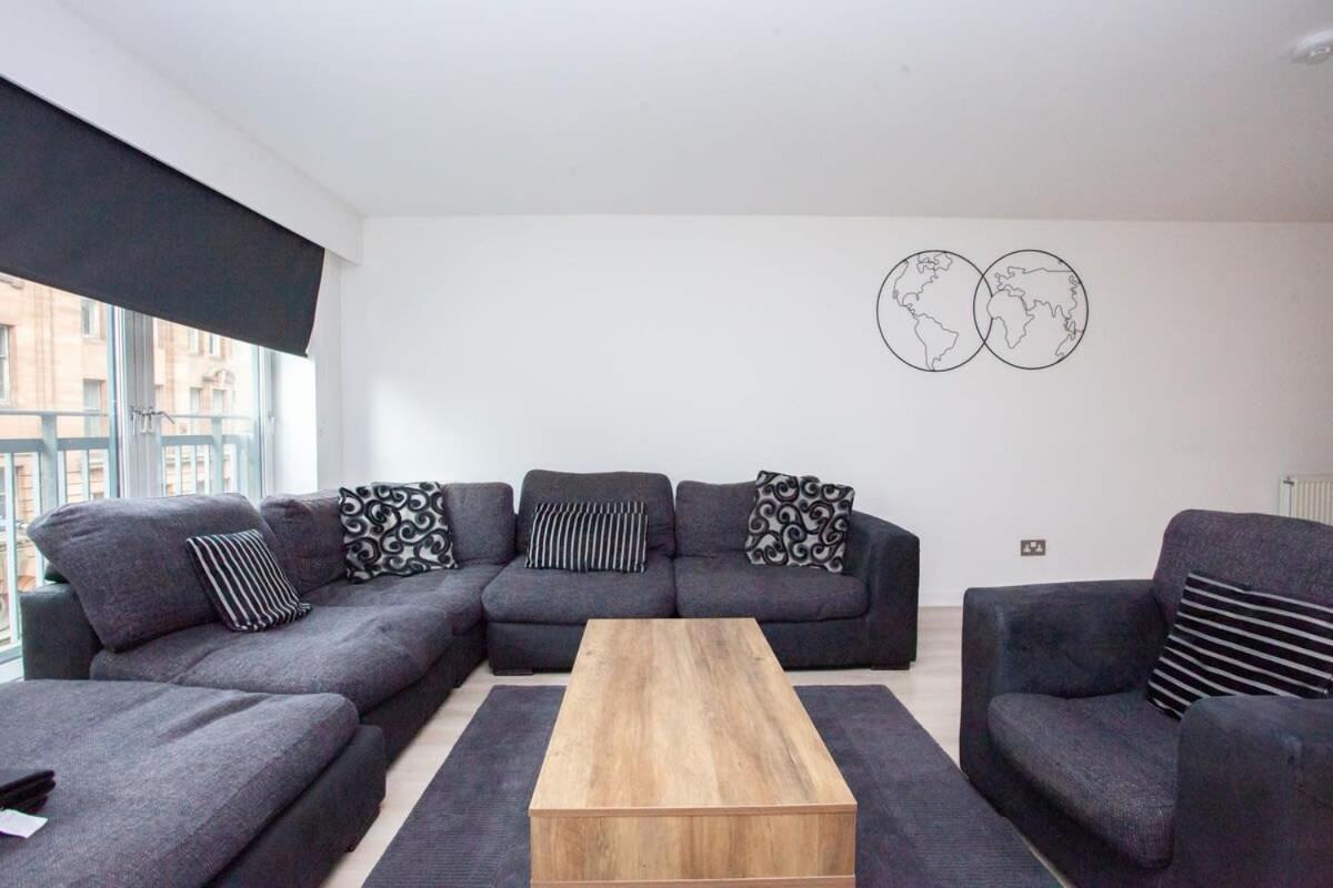 City Centre Apartment W Parking & Hyperoptic Wifi Glasgow Exteriör bild